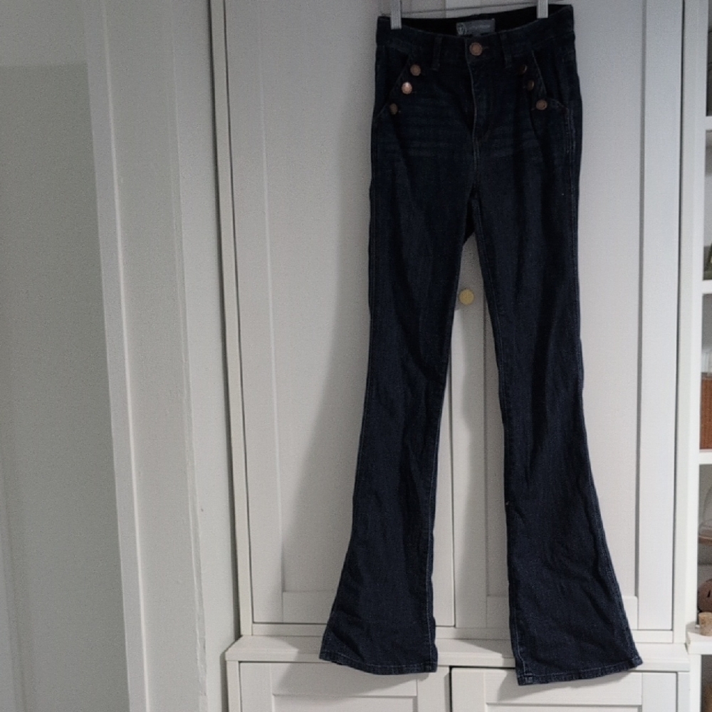 Wit & Wisdom Dark Blue Flare Jeans